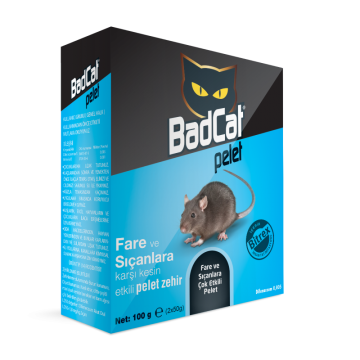 Badcat Pelet Fare ve Sıçanlara Karşı Zehir 100g