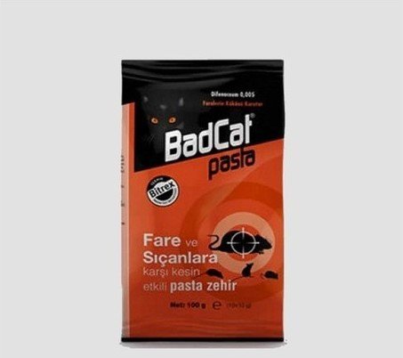 Badcat Pasta Fare ve Sıçanlara Karşı Zehir 100g