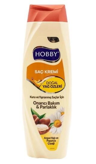 Hobby Saç Kıremi Argan Yağı ve Papatya Çiçeği 600ml