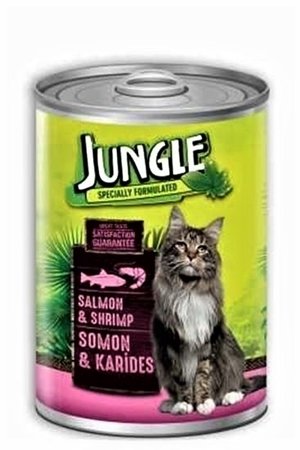 Jungle Konserve Kedi Maması Somon&Karides 415gr