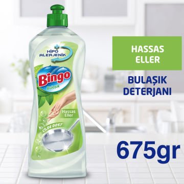 Bingo Bulaşık Deterjanı Hassas Eller 675gr