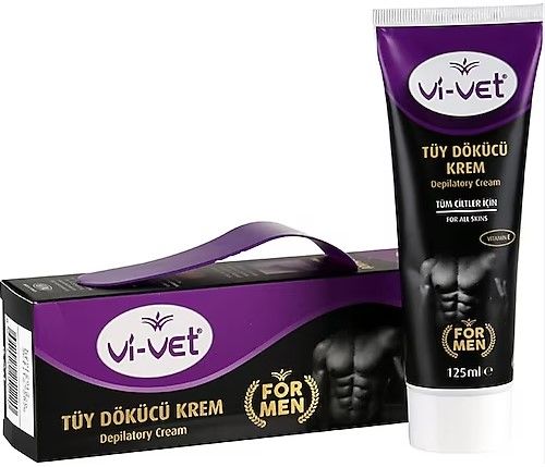 Vi-vet Tüy Dökücü Krem For Men Tüm Ciltler 125ml