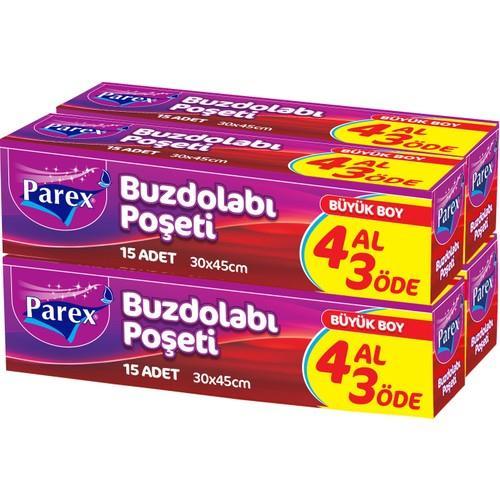 Parex Buzdolabı Poşeti Büyük Boy 4al 3öde