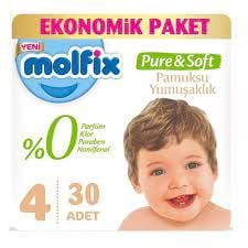 Molfix Pure&Soft Jumbo Boy 4 Beden 7-14kg