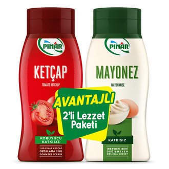 Pınar Ketçap 420gr + Mayonez 350gr