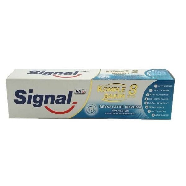 Signal Komple Bakım 8 Etki Beyazlatıcı Koruma Diş Macunu 75ml