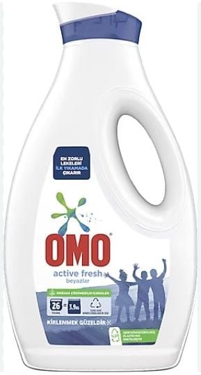 Omo Sıvı Deterjan Active Fresh Beyazlar 1690ml