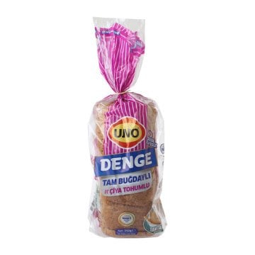 Uno Denge Tam Buğdaylı ve Çiya Tohumlu Ekmek 350gr