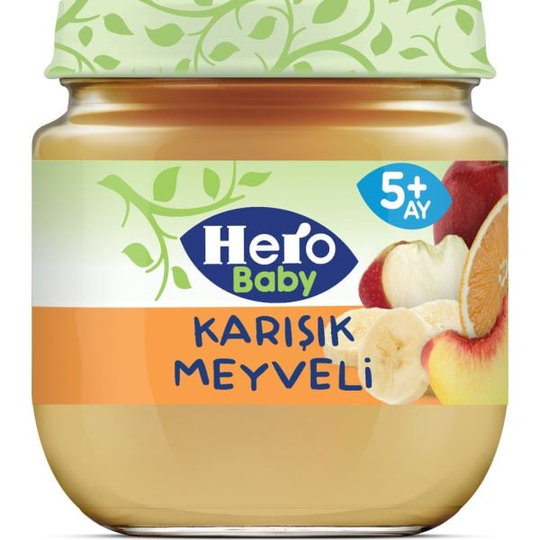 Hero Baby Kavanoz Mama Karışık Meyveli 125gr