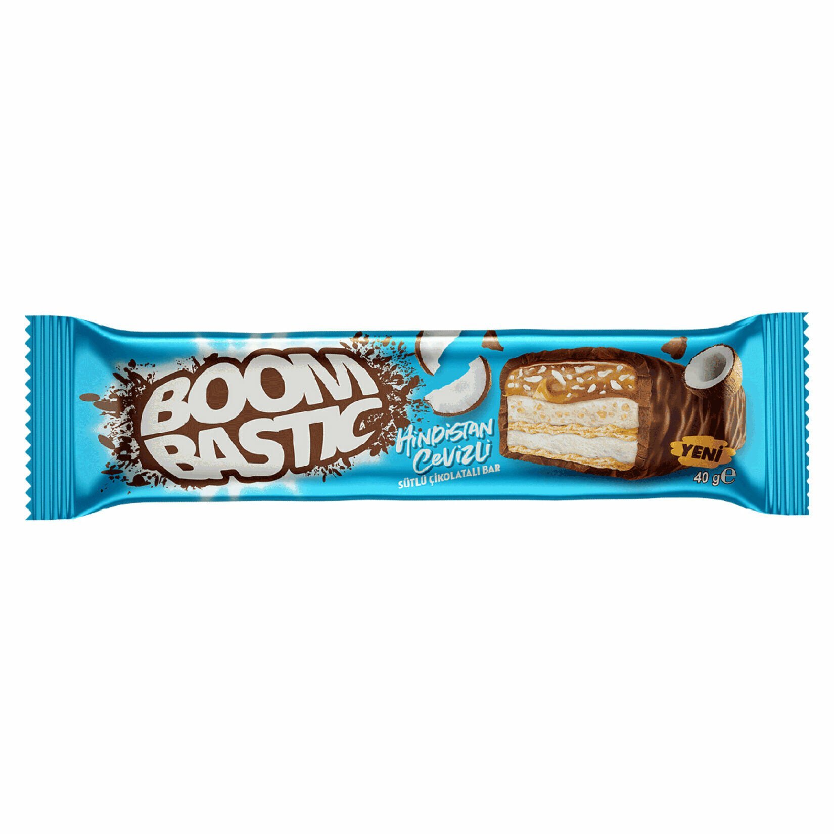 Şölen Boom Bastik Hidistan Cevizli Bar Gofret 40gr