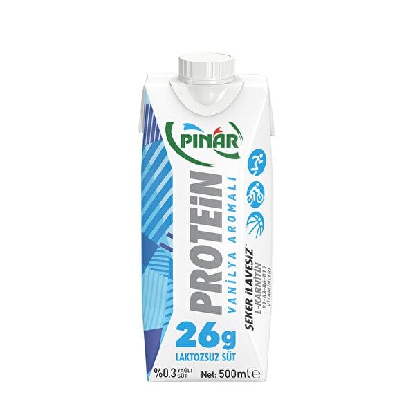 Pınar Protein Laktozsuz Süt Vanilya 500ml