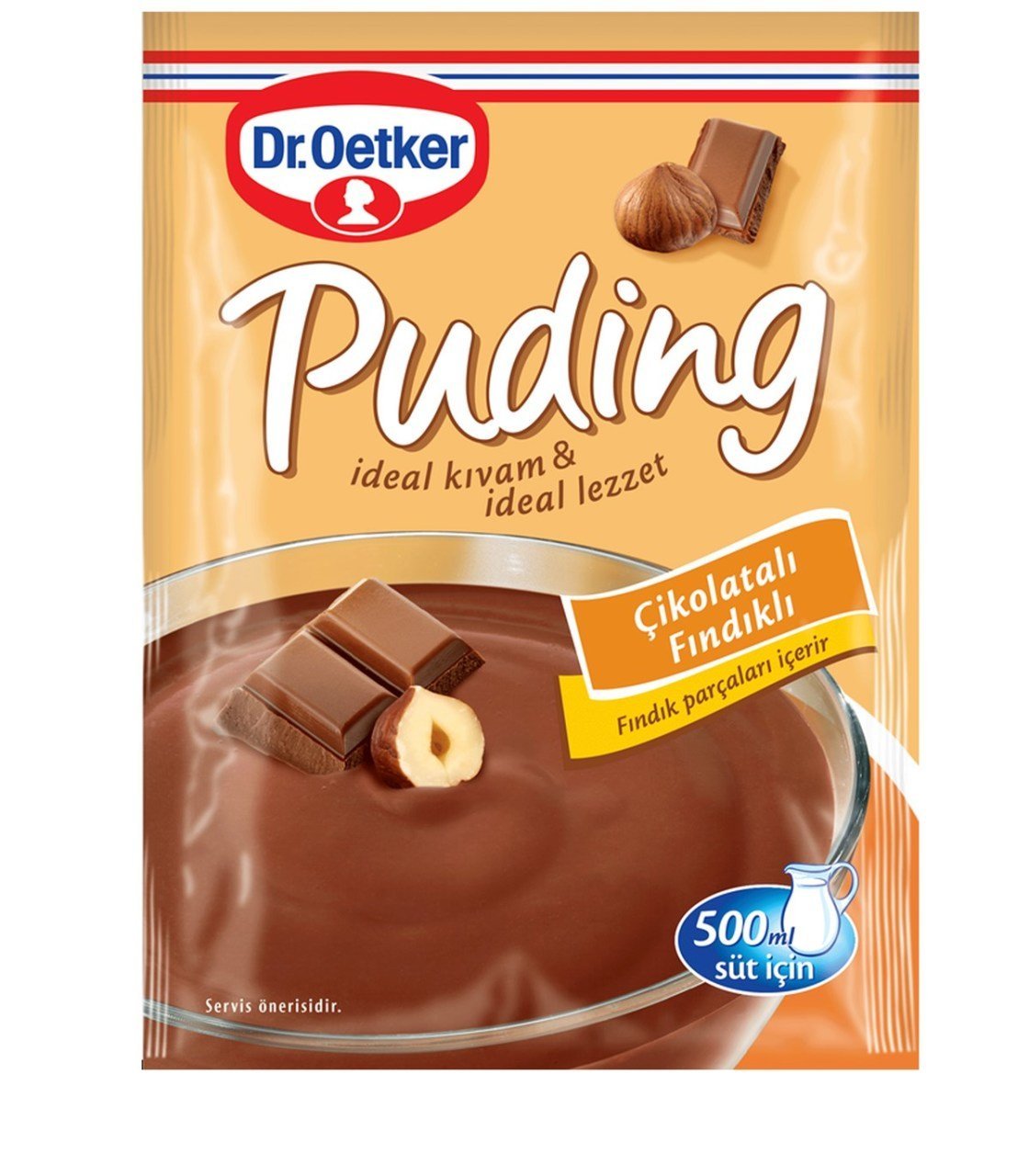 Dr. Oetker Puding Çikolatalı Fındıklı 102gr
