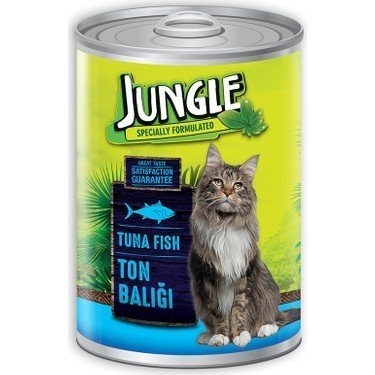 Jungle Konserve Kedi Maması Ton Balığı 415gr