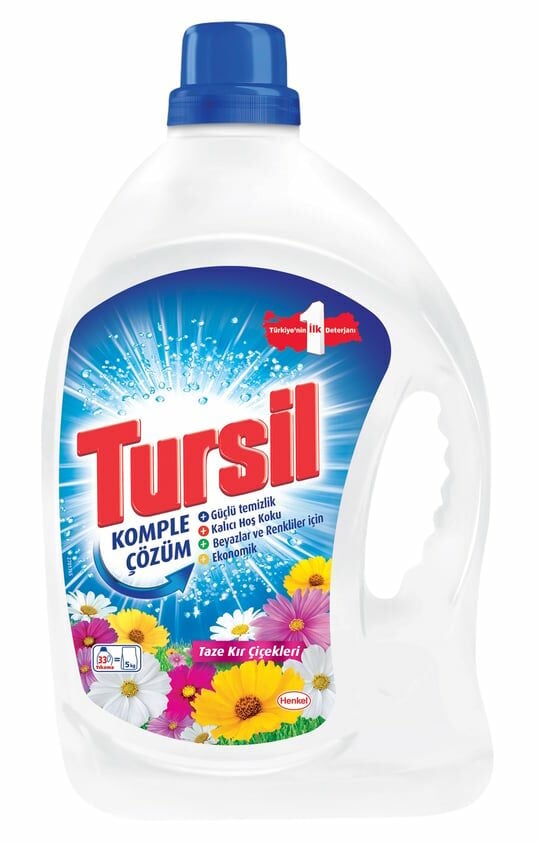 Tursil Jel Taze Kır Çiçekleri Beyaz Ve Renkliler 33 Yıkama 2145ml