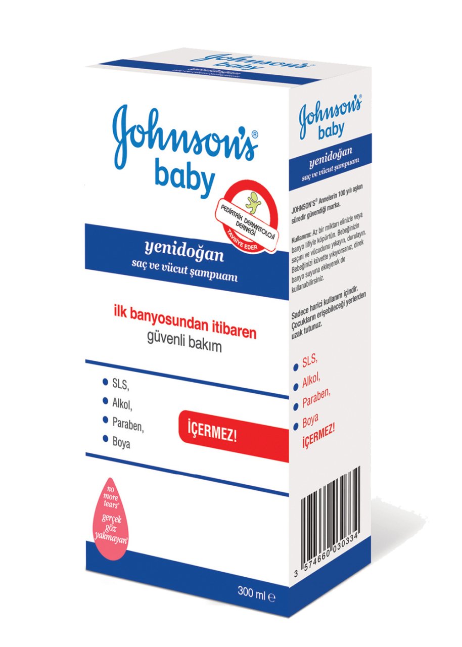 Johnson's Yenidoğan Saç Ve Vücut Şampuanı 300ml