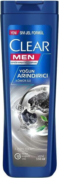 Clear Men Yoğun Arındırıcı Kömür İle 350ml