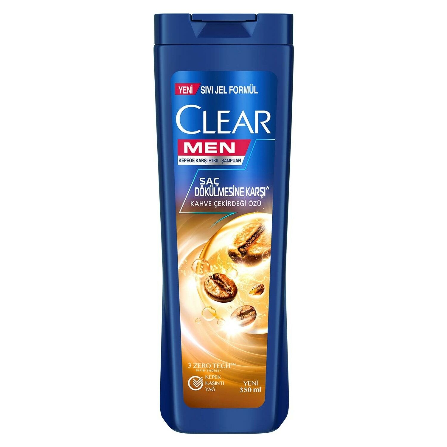 Clear Men Saç Dökülmesine Karşı Kahve Çekirdeği Özü 350 ML