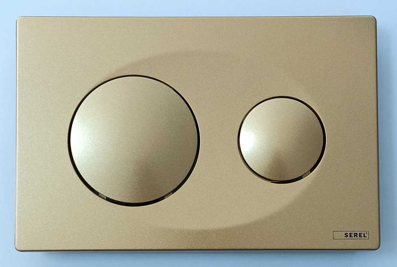 E.C.A Serel Mat Altın Buton (Kumanda Paneli) P400160