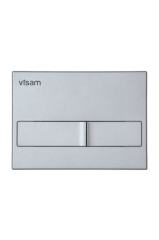Visam Slim 80 Gömme Rezervuar Alçıpan Duvar+Buton Mat Krom