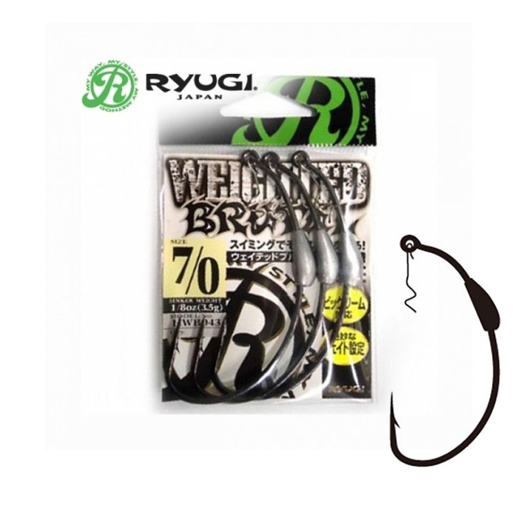 Ryugi HWB043 Weighted Pierce Black Nickel İğne No:7 (3 Adet)