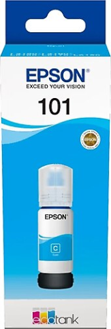 Epson 101 EcoTank Mavi Mürekkep Şişesi, 70 ml (C13T03V24A) Cyan