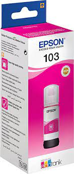 EPSON Mürekkep N C13t00s34a 103 Ecotank Magenta Ink Bottle Kırmızı