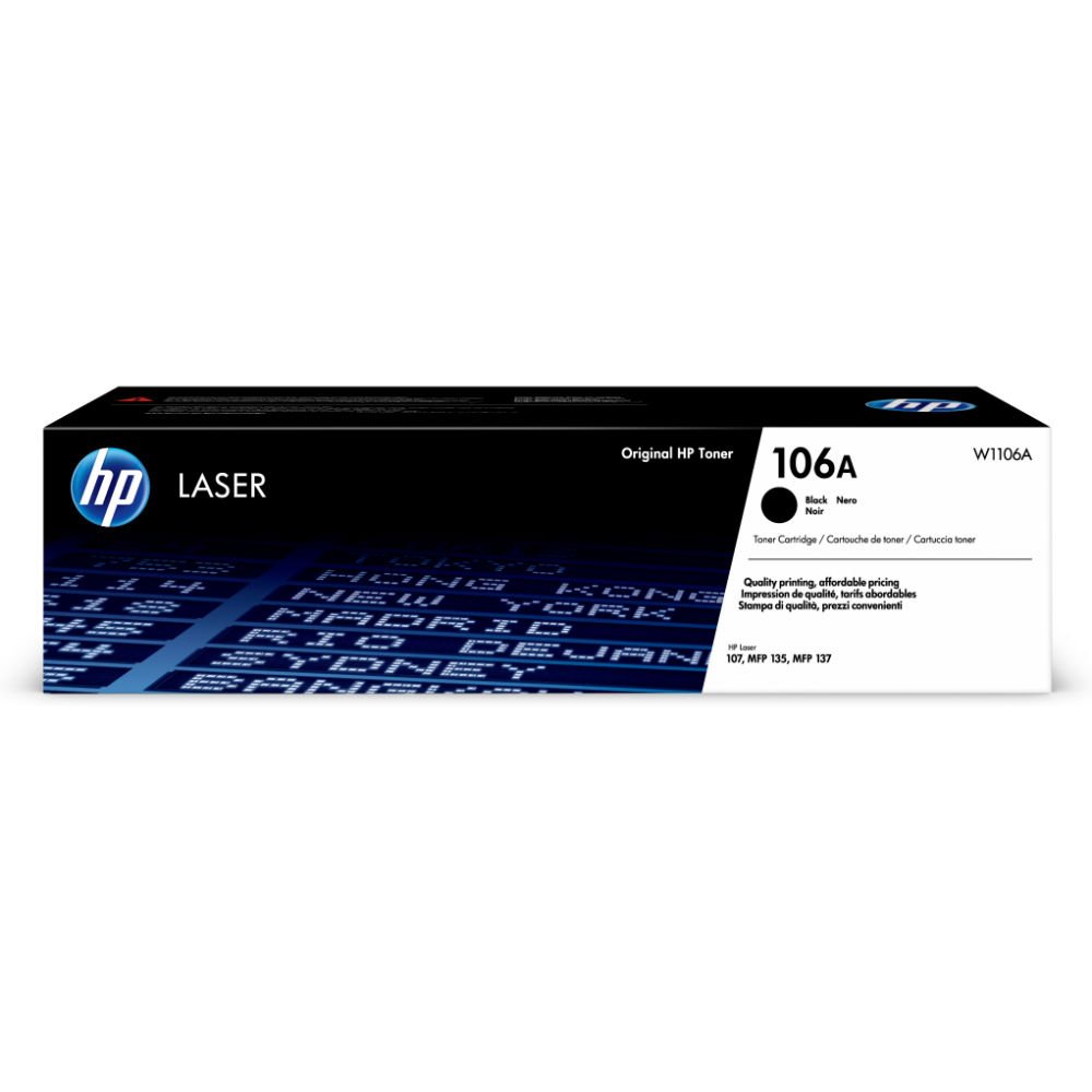HP 106A W1106A Siyah Toner