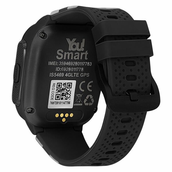 You Smart IS5469.S Siyah & Siyah GPS Sim Kartlı Akıllı Çocuk Takip Saati
