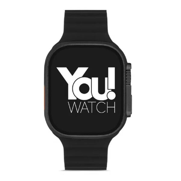 You Watch A8-A80 You Smart Black & Black Silicon Unisex Kol Saati