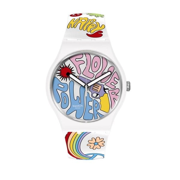 Swatch So32w107 POWER OF PEACE