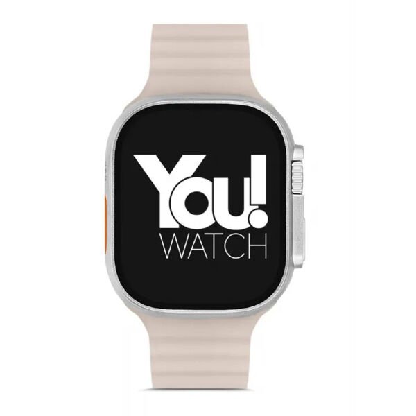 You Watch A8-A85 You Smart Silver & Gray Silicon Unisex Kol Saati