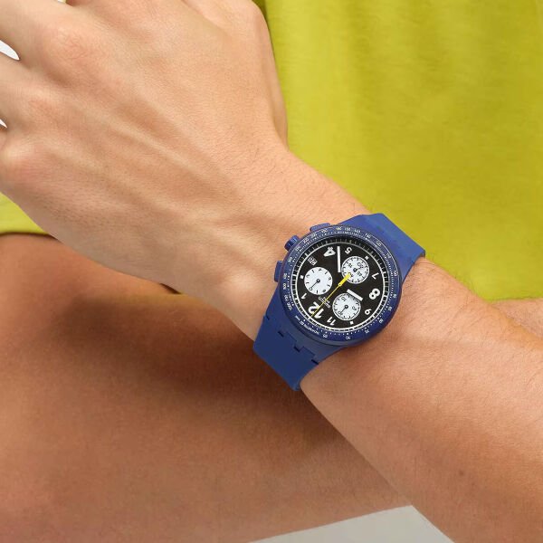 Swatch SUSN418 Nothing Basic About  Blue Kol Saati