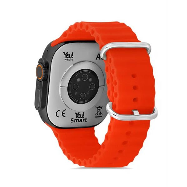You Watch A8-A81 You Smart Black & Red Silicon Unisex Kol Saati