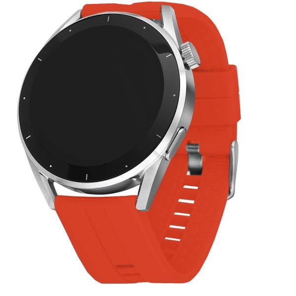 You Watch R12-AR123 You Smart Silver & Red Silicon Unisex Kol Saati