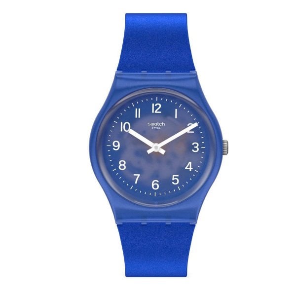 Swatch GL124 BLURRY BLUE Plastik Silikon Kol Saati