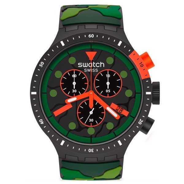 Swatch SB02B409 ESCAPEJUNGLE Erkek Kol Saati