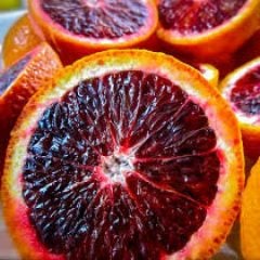 Bodur Tipte Yemesi Mükemmel İçi Dışı Kırmızı Blood Orange Red Kan Portakalı Fidanı