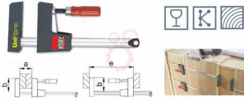 GENİŞ YÜZEYLİ UNİVERSAL İŞKENCE 160mm 1200N