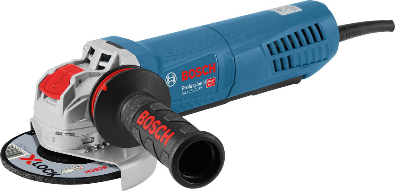 Bosch X-LOCK özellikli taşlama makinesi GWX 15-125 PS