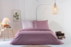 Doqu Home Rainbow Tek Kişilik Çarşaf - Marsala