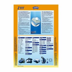 Swirl Z 111 EcoPor  Zelmer, Fakir ve Quiggh Elektrikli Süpürge Toz Torbası | EcoPor-Filter