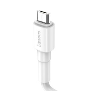 Baseus Mini White 2.4A 1 Metre Micro USB Kablo