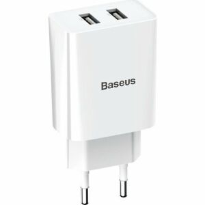 Baseus Speed Mini Dual 10.5W 2.4A Micro USB Kablolu Seyahat Şarj Seti