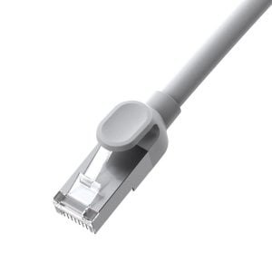 Baseus High Speed Six Types RJ45 0.5m Gigabit Ethernet Kablosu Gri