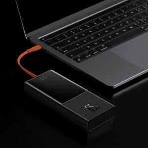 Baseus Elf Dijital Ekranlı 65W 20.000 mAh Type-C Kablolu Powerbank