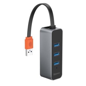 Baseus Steel Cannon USB Ax3  + RJ45  Hub