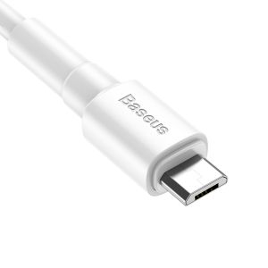 Baseus Mini White 2.4A 100 cm Micro USB Şarj Kablosu