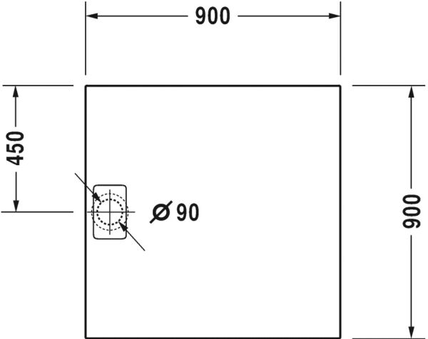 DURAVIT STONETTO DUS TEKNESI DIKDORTGEN 720146680000000