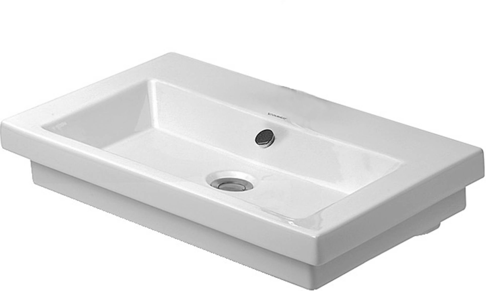 DURAVIT 2ND FLOOR LAVABO IC YUZEY METAL RENK 60CM 0491606600