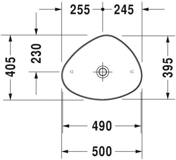 DURAVIT CAPE COD CANAK LAVABO 500 MM 2339500000